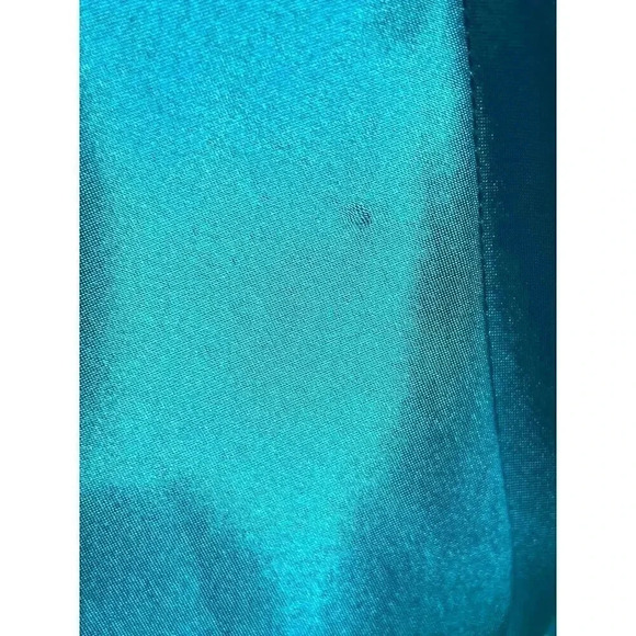 Vintage Victoria’s Secret Gold label Satin Lace Lingerie Teddy size S Teal/Black - Picture 6 of 10